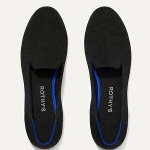 Rothy's Black and Blue Loafers